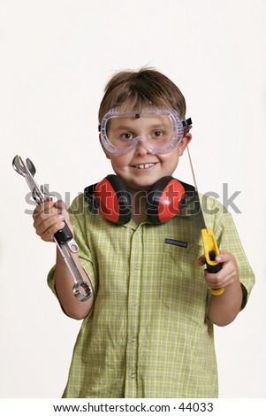 Young handyman