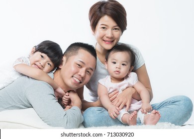 Young Happy Asian Family Kids Stock Photo 713031094 | Shutterstock