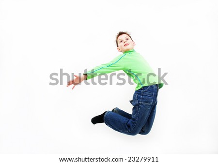 Similar – Image, Stock Photo Let me. Boy (child)