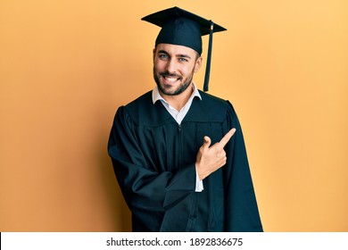 Young Hispanic Man Wearing Graduation Cap Stock Photo 1892836675 ...