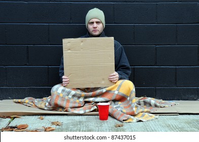 Homeless Man Sign High Res Stock Images Shutterstock