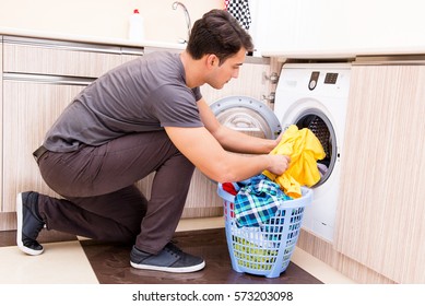 People Doing Laundry