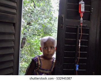 A Young Indian Cancer Patient.Image Taken During At An Event Organised By An NGO For Cancer Patients.Image Date:24th Sept 2013