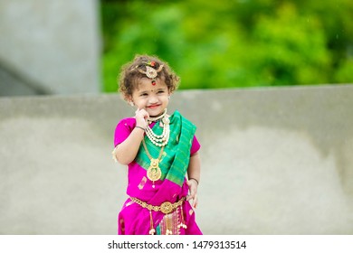 Young Indian Girl Radha Costume Stock Photo 1479313514 | Shutterstock