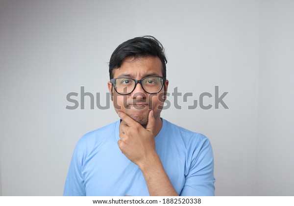 Young Indian Man Spectacles Holding His Stock Photo 1882520338 ...