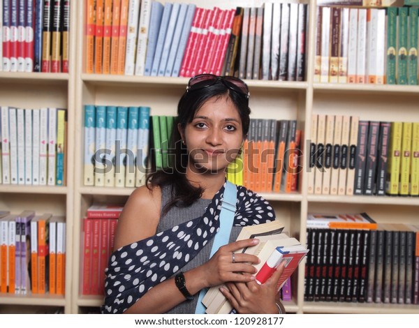 Young Indian Student Books Library Stock Photo 120928177 | Shutterstock