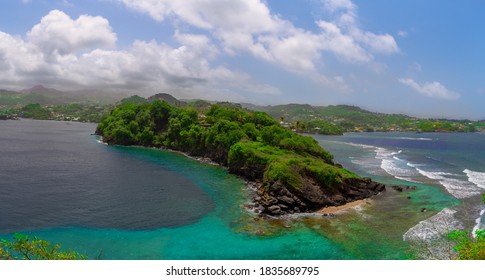 Young Island St. Vincent Looking On From Fort Duvernette 