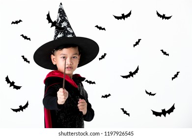Black Plastic Magic Wand toy magician costume tricks wizard witch