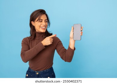 Young Latina businesswoman using smartphone - Powered by Shutterstock