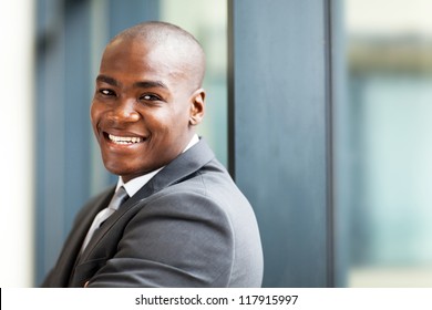 Young Male African American Business Owner Closeup Portrait