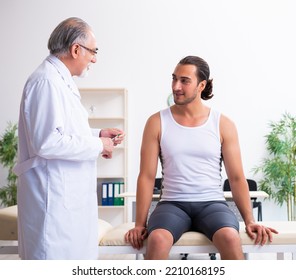 Young Male Patient Visiting Experienced Doctor