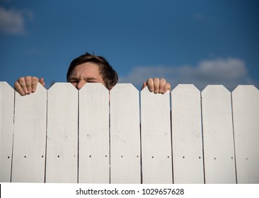 Fence Climbing Royalty Free HD Stock Photo and Image