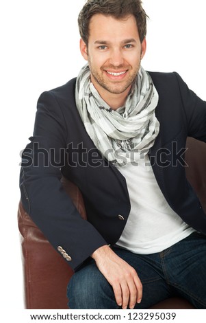 Similar – Portrait of a casual guy