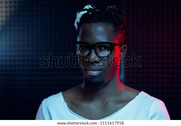 Young Man African Ethnicity Standing Front Stock Photo (Edit Now ...