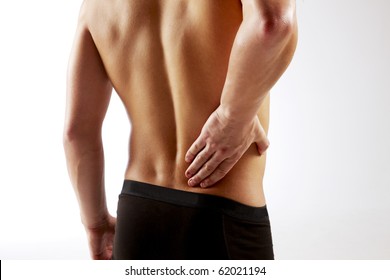 Young Man With Back Pain