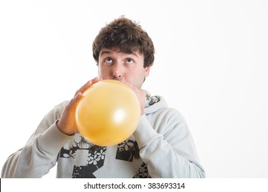 Similar Images, Stock Photos & Vectors of Young black guy blowing a ...