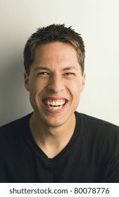 A Young Man With A Big Smile; Wilmar, Minnesota, United States Of America