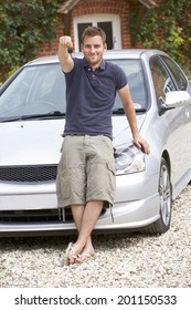 Young Man With Car