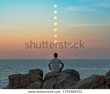 Similar – Image, Stock Photo Close to Heaven. Feminine