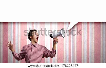 Similar – Image, Stock Photo Portrait of kid with note papers stuck on body