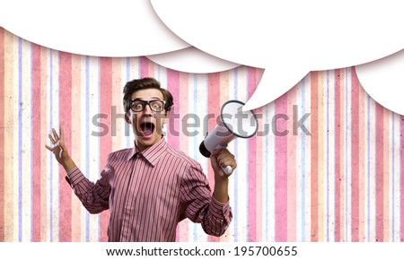 Similar – Image, Stock Photo Portrait of kid with note papers stuck on body