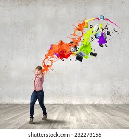 3,245 Man Throwing Paint Stock Photos, Images & Photography | Shutterstock