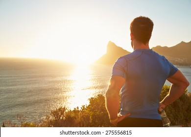 Young man contemplating after jogging - Powered by Shutterstock