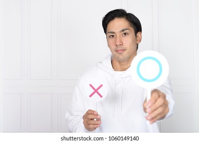 young man decides