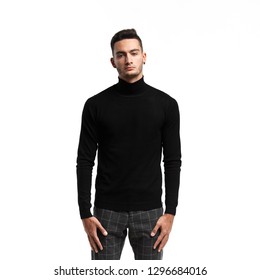 guy in black turtleneck