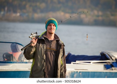 Young Man Fishing