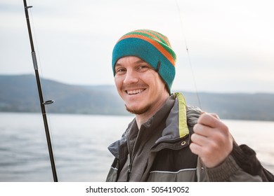 Young Man Fishing