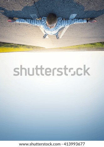 Similar – Image, Stock Photo [MUC-09] On a big foot