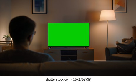 Watching tv lamp Stock & | Shutterstock