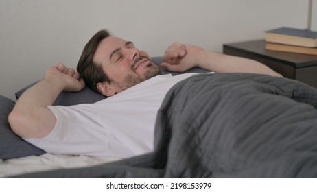 Young Man Going To Bed, Sleeping