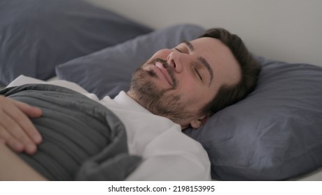 Young Man Going To Bed, Sleeping