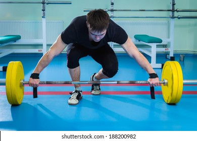 young man in the gym