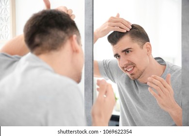 Man Losing Hair Images Stock Photos Vectors Shutterstock