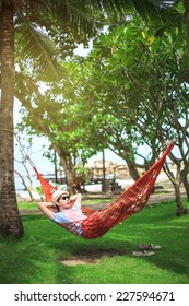 Young Man In Hammock