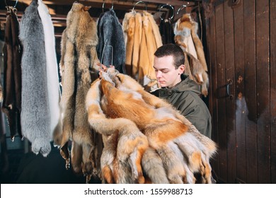 A Young Man Hangs Up The Fur After Treatment