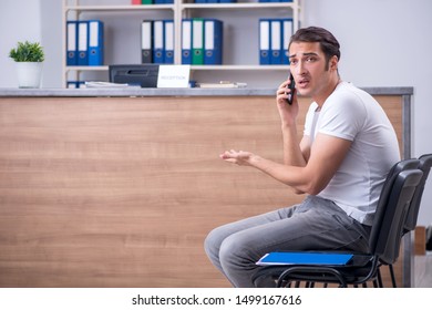 Man Waiting Room Hospital Stock Photos Images Photography