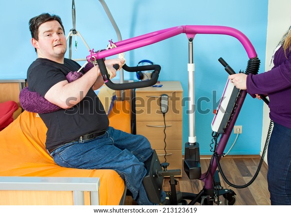 Young Man Infantile Cerebral Palsy Caused Stock Photo (Edit Now) 213123619