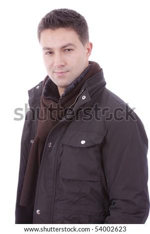 Similar – Cute man smiling with a hat