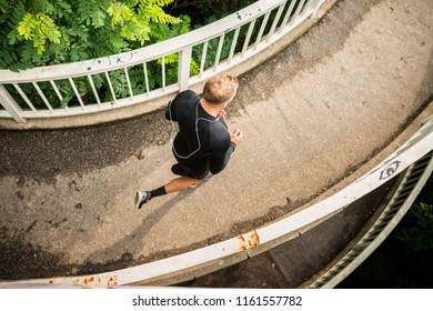 View From Top Of Stairway Images Stock Photos Vectors