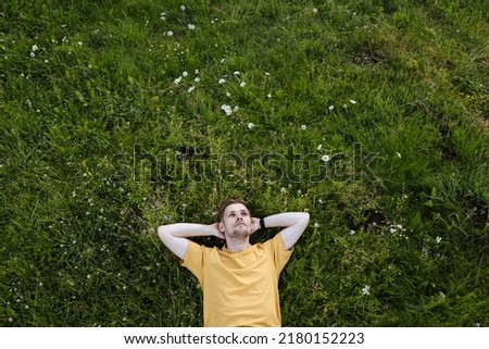 Similar – Image, Stock Photo Closed dandelion flower after rain