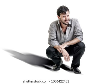young man looking at the camera