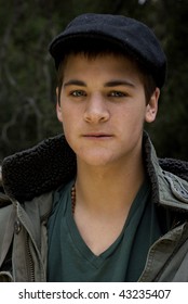 Young Man looking at the camera