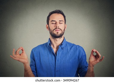 Young Man Meditating