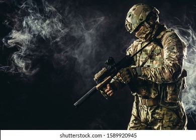 Young Man Military Forces Green Military Stock Photo 1589920945 ...