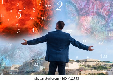 Young Man, Numerology And Time
