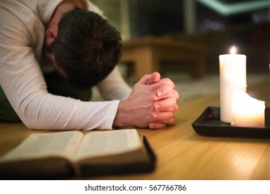 Man Kneeling Prayer Images, Stock Photos & Vectors | Shutterstock